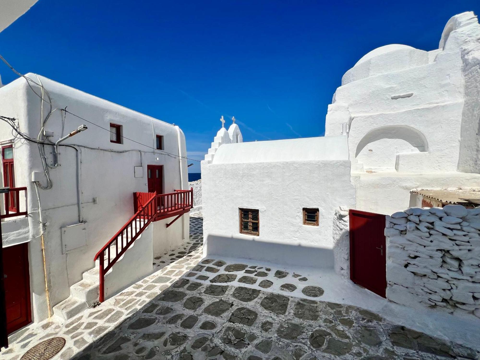 Myconian Little Venice Elite Suites With Sea View Mykonos Town Экстерьер фото